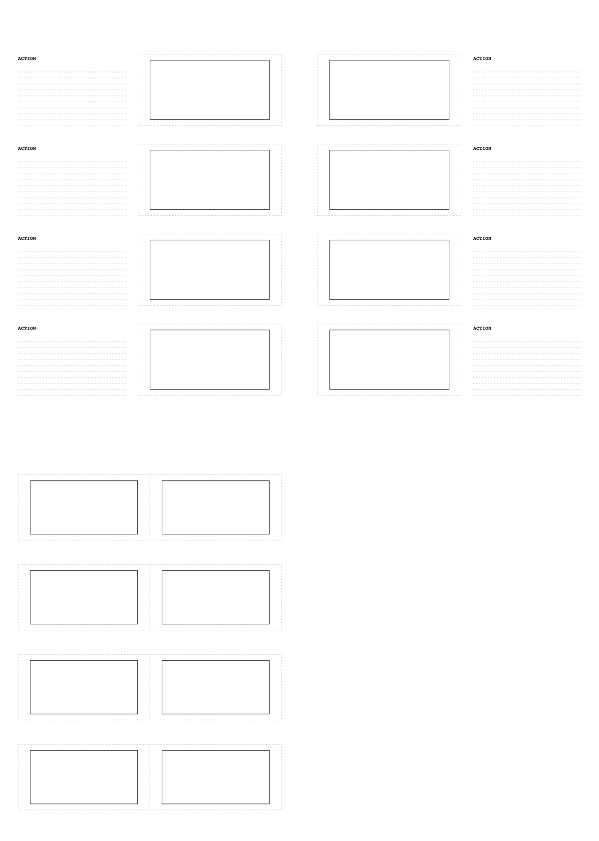Free Storyboard Template from film-storyboards.be