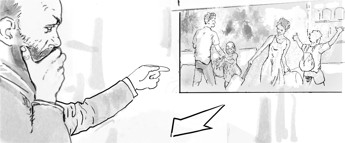 Storyboard HomeExchange, frame 4