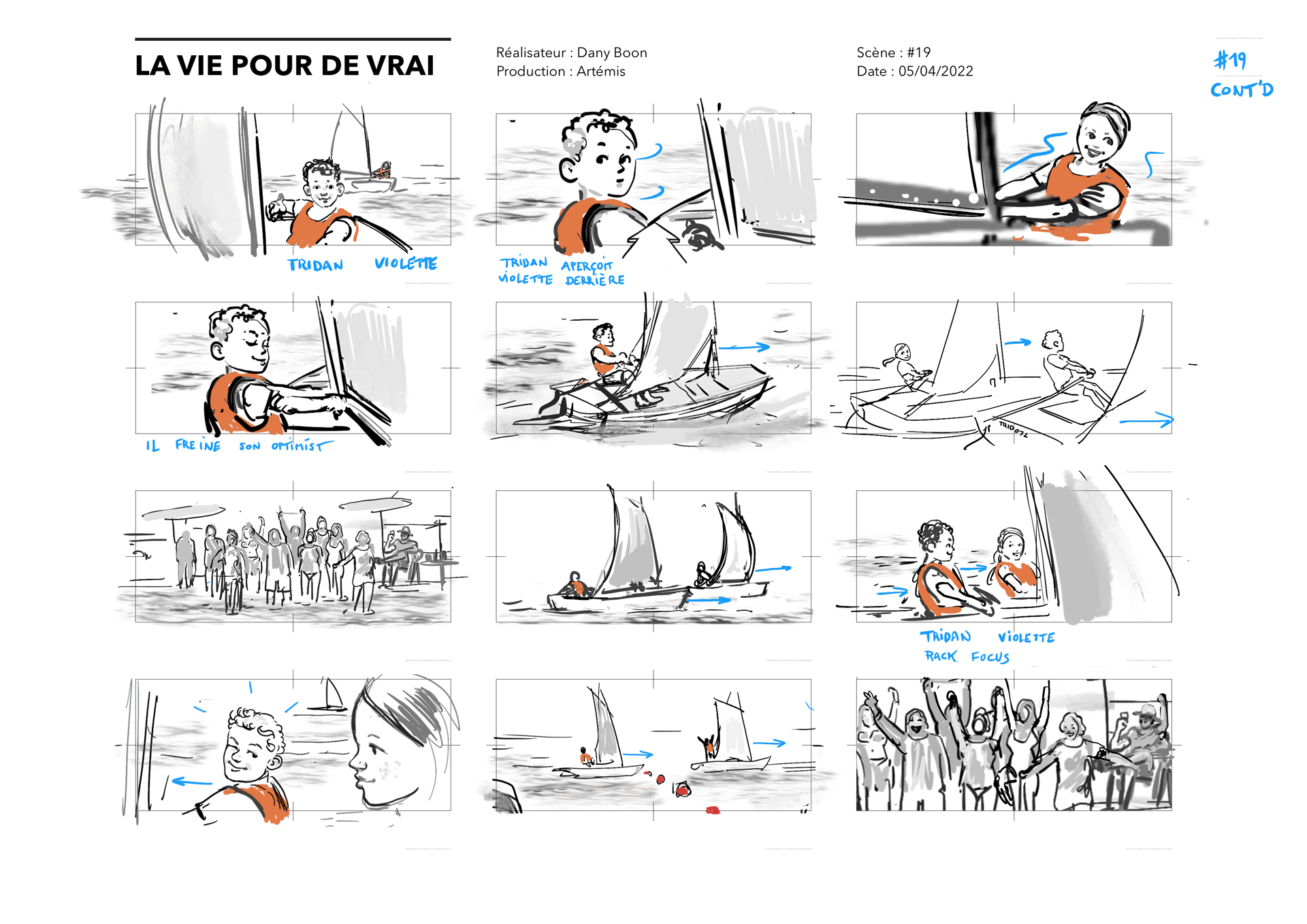 La Vie Pour De Vrai, storyboard, scène 19, page 02