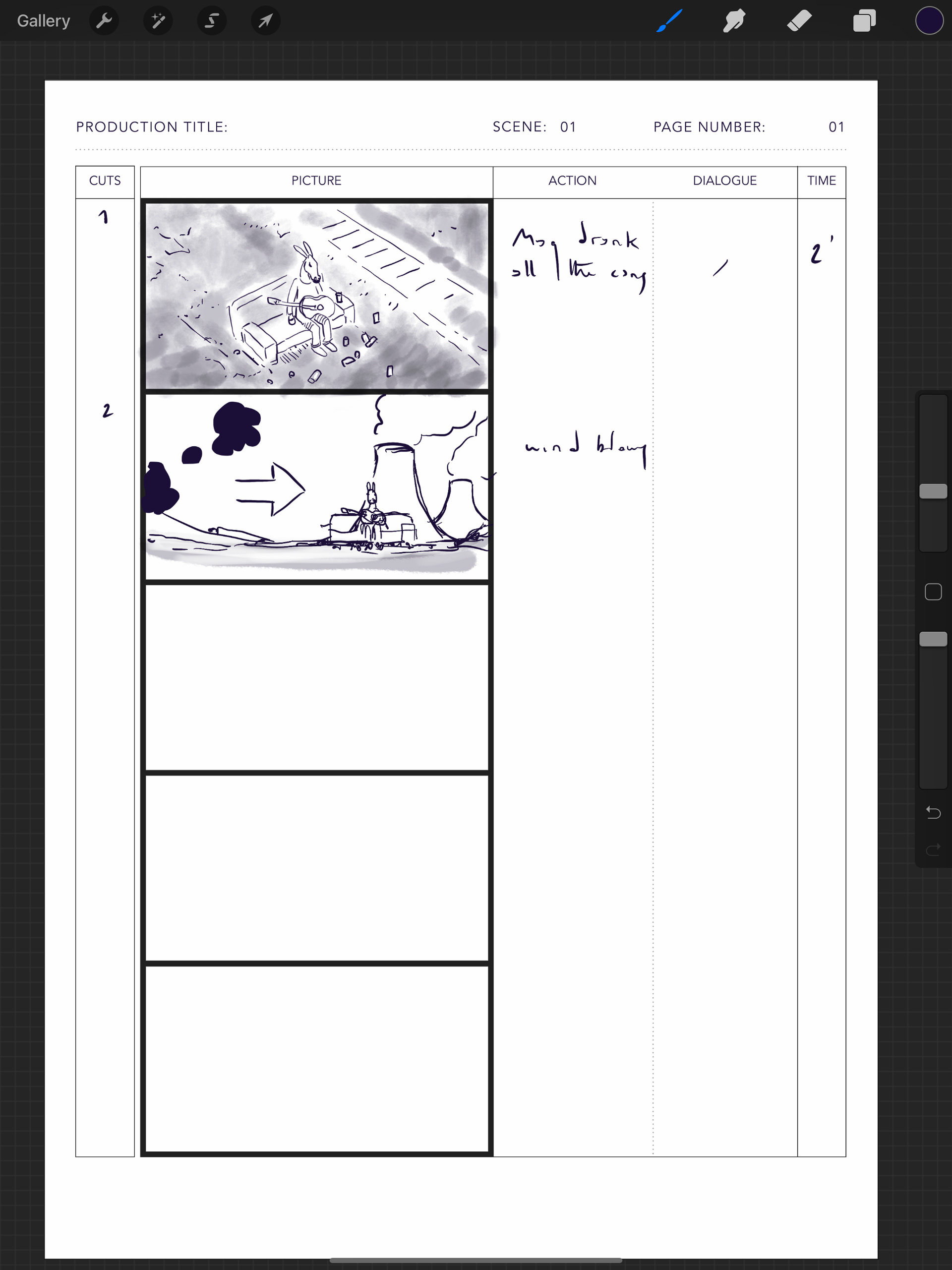 Film Storyboards — Drawers Surplus — This is a new anime storyboard  template on DIN A4...