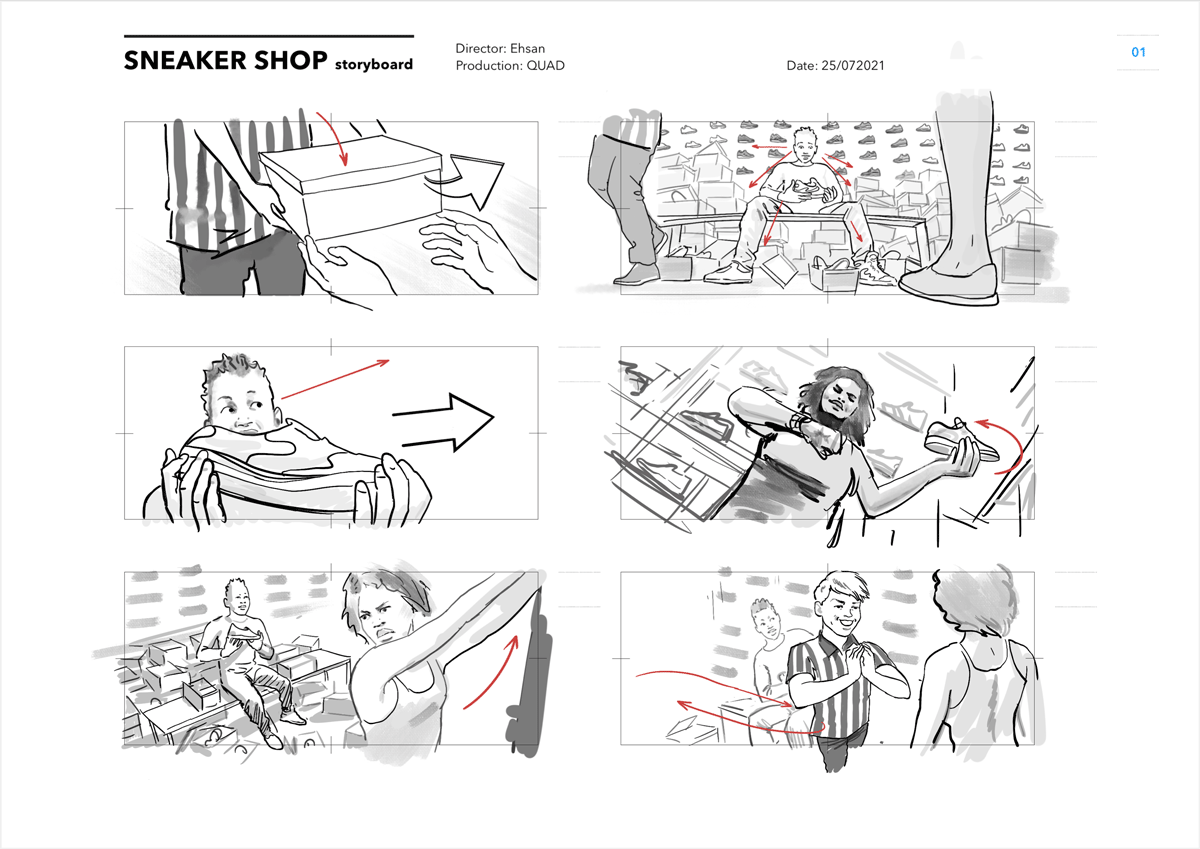 Call of Duty Mobile storyboard