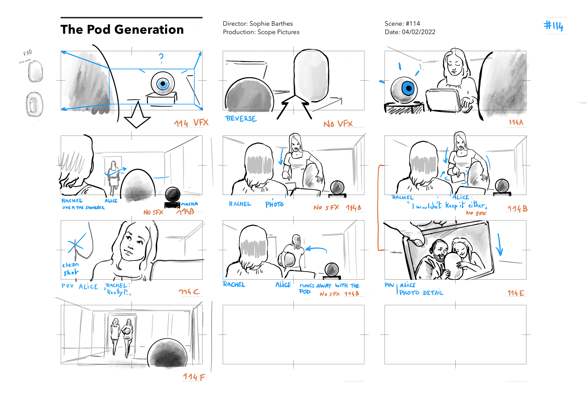 The Pod Generation storyboard scene 114