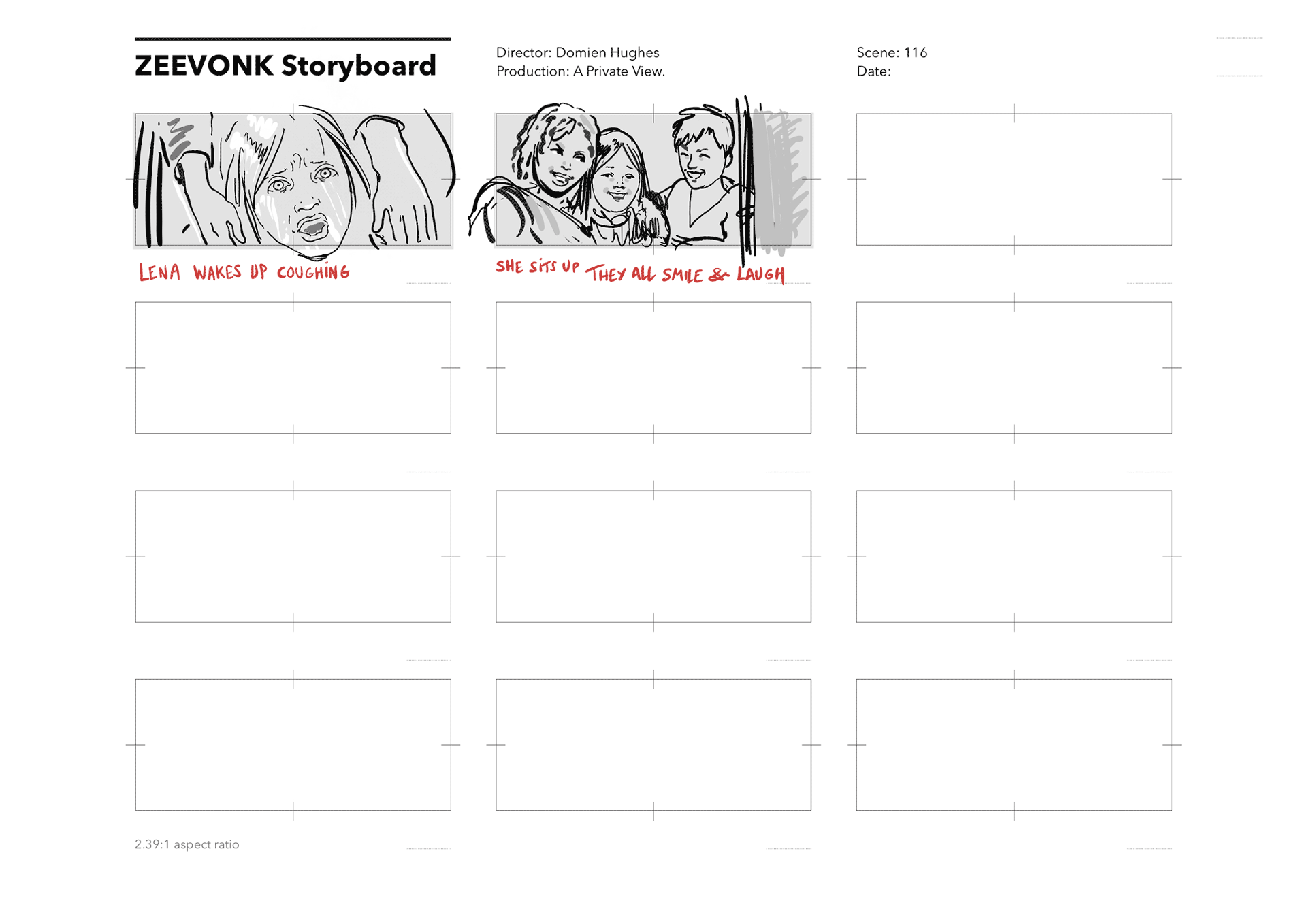 Zeevonk, storyboard for VFX & SFX sequences, page 07