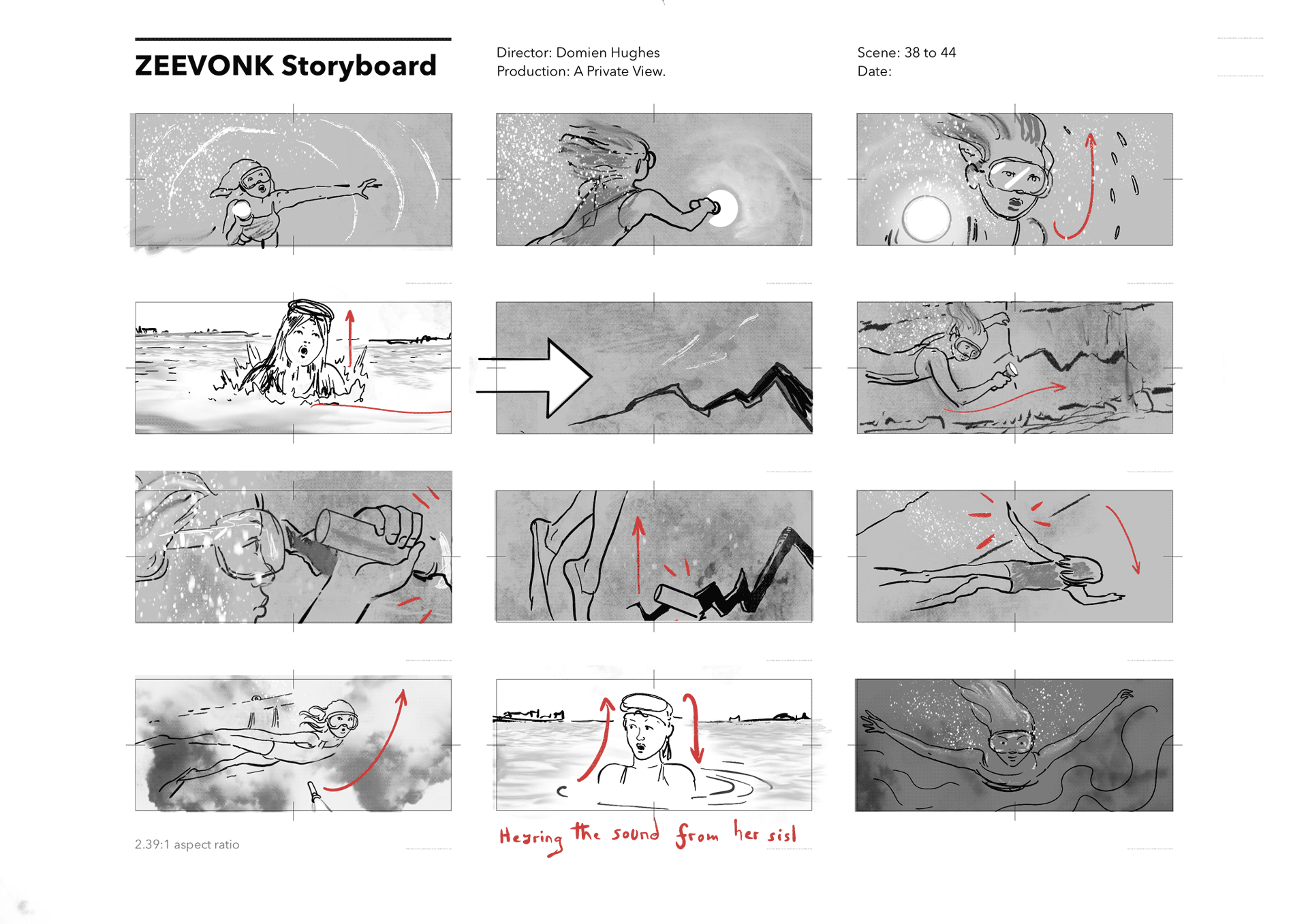 Zeevonk, storyboard for VFX & SFX sequences, page 08