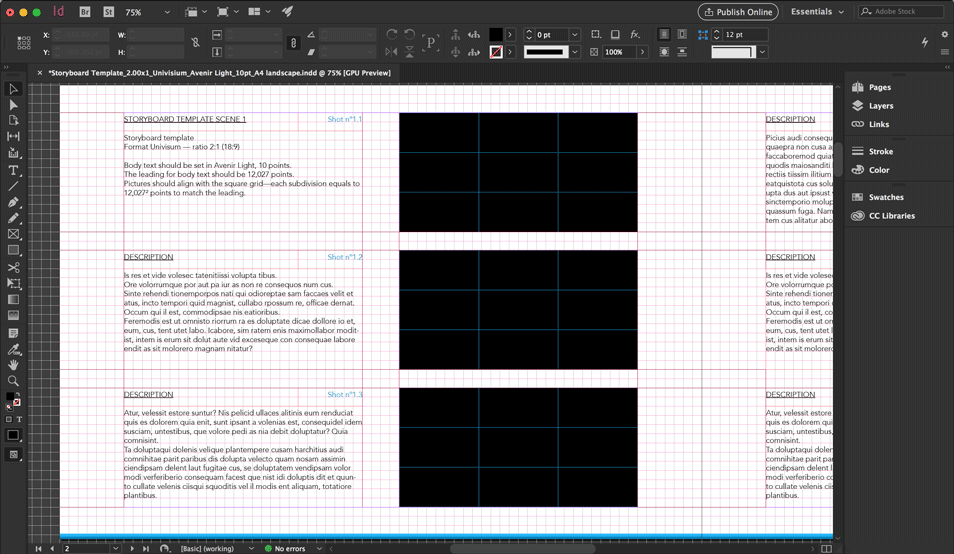 adobe indesign templates